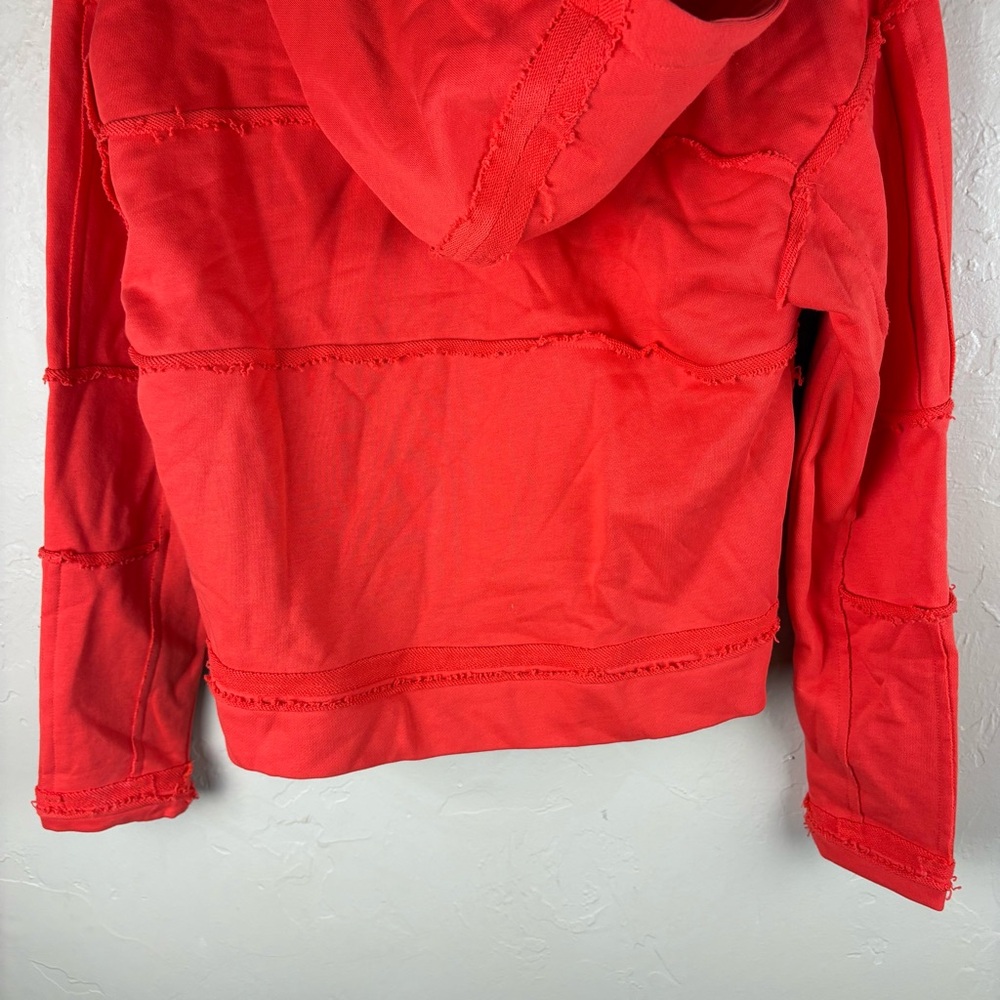 Born Primitive The Stitch Cropped Hoodie Sweatshirt Orange Women’s size small - Picture 11 of 13